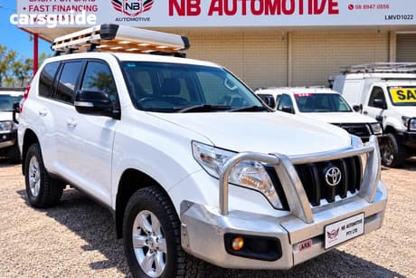 White 2016 Toyota Landcruiser Prado Wagon Gx (4X4)
