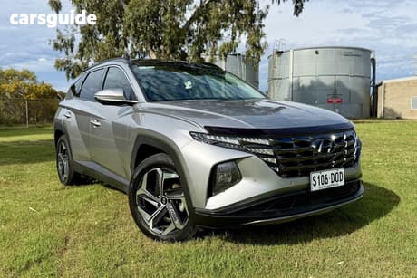 Silver 2023 Hyundai Tucson Wagon Highlander (Awd)