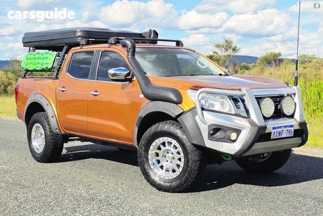 Orange 2015 Nissan Navara Dual Cab Utility St (4X2)