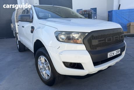 White 2015 Ford Ranger Crew Cab Chassis Xl 2.2 Hi-Rider (4X2)