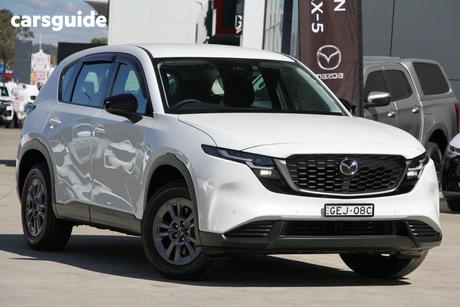 White 2026 Mazda CX-5 Wagon G25 Akera (Awd)