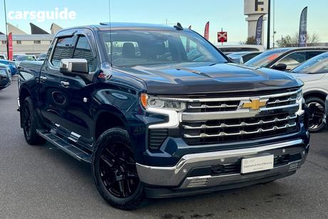 Blue 2023 Chevrolet Silverado Crew Cab Pickup 1500 Ltz Premium Tech Pack