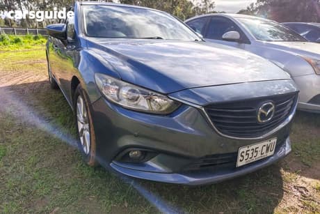 Blue 2013 Mazda 6 Sedan Touring