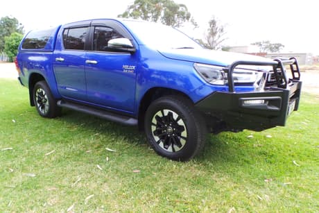 Blue 2021 Toyota Hilux Double Cab Pick Up Sr5 + Premium Interior (4X4)