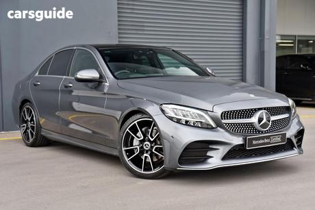 Grey 2019 Mercedes-Benz C200 Sedan