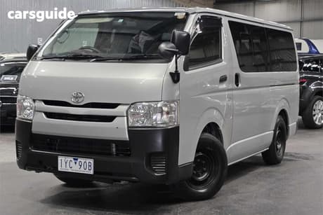 Silver 2014 Toyota HiAce Van Lwb