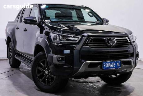 Black 2022 Toyota Hilux Double Cab Pick Up Rogue (4X4)