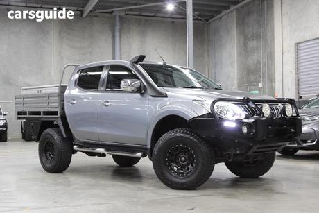 Grey 2016 Mitsubishi Triton Dual Cab Utility Gls (4X4)