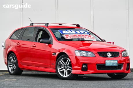 Red 2012 Holden Commodore Sportswagon Sv6