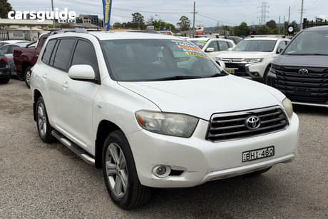 White 2008 Toyota Kluger Wagon Kx-S (Fwd)