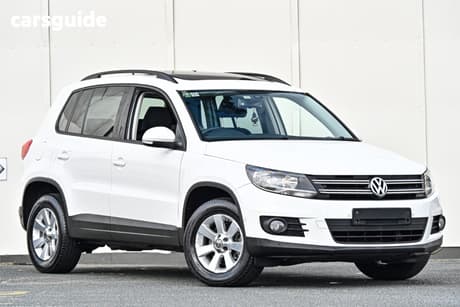 White 2013 Volkswagen Tiguan Wagon 103 Tdi Pacific