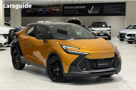 Yellow 2025 Toyota C-HR Wagon Gr-Sport Hybrid