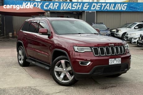 Red 2017 Jeep Grand Cherokee Wagon Laredo (4X2)