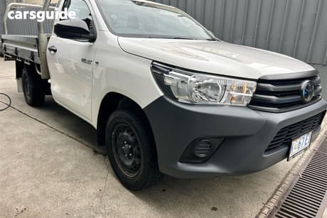 White 2022 Toyota Hilux Cab Chassis Workmate (4X2)