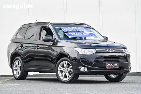 Black 2013 Mitsubishi Outlander Wagon Ls (4X2)