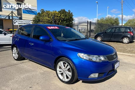 Blue 2012 Kia Cerato Hatchback S