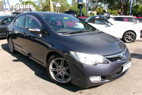 Grey 2007 Honda Civic Sedan Sport