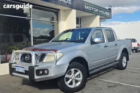 Silver 2014 Nissan Navara Dual Cab Utility St-X 550 (4X4)