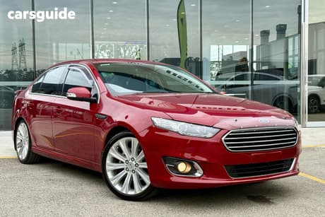 Red 2015 Ford Falcon Sedan