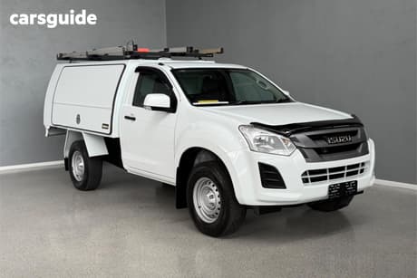 White 2019 Isuzu D-MAX Cab Chassis Sx Hi-Ride (4X2)