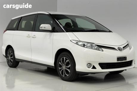 White 2018 Toyota Tarago Wagon Gli
