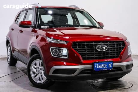 Red 2025 Hyundai Venue Wagon