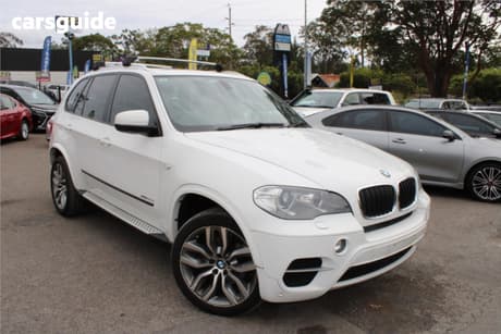 White 2012 BMW X5 Wagon Xdrive 30D
