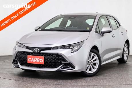 Silver 2022 Toyota Corolla Hatchback Ascent Sport + Convenience Pk