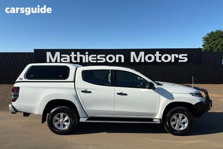 White 2021 Mitsubishi Triton Double Cab Pick Up Glx+ (4X4)