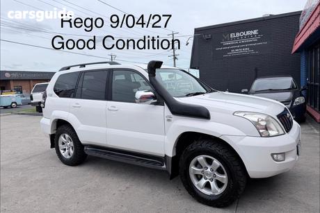 White 2008 Toyota Landcruiser Prado Wagon Gxl (4X4)