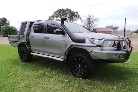 Silver 2018 Toyota Hilux Double Cab Pick Up Sr (4X4)