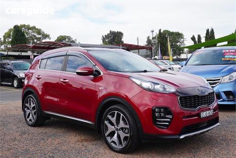 Red 2016 Kia Sportage Wagon Platinum (Awd)