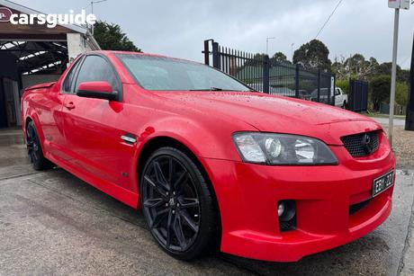 Red 2010 Holden Commodore Utility Ss-V