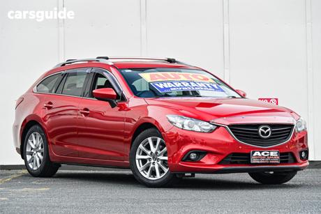 Red 2014 Mazda 6 Wagon Touring