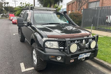 Blue 2008 Nissan Navara Dual Cab Pick-up St-X (4X4)