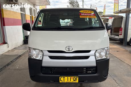 White 2019 Toyota HiAce Van Lwb