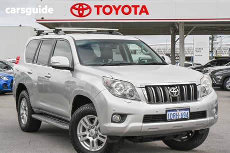 Silver 2011 Toyota Landcruiser Prado Wagon Vx (4X4)