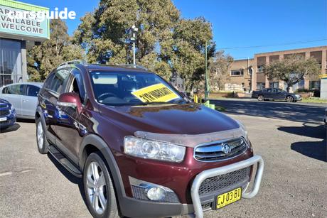Red 2011 Holden Captiva Wagon 7 Lx (4X4)