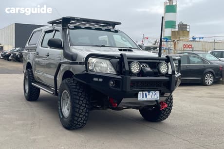 Grey 2008 Toyota Hilux Ute Tray SR5
