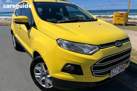 Yellow 2017 Ford Ecosport Wagon Trend