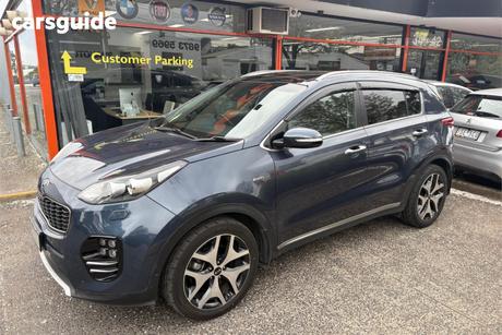 Blue 2016 Kia Sportage Wagon Platinum (Awd)