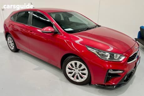 Red 2020 Kia Cerato Hatchback S