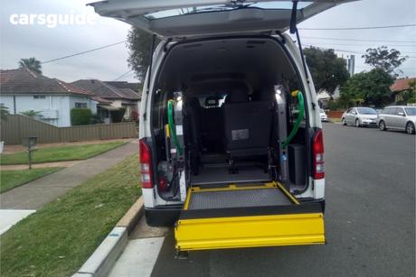 White 2016 Toyota HiAce Bus Commuter