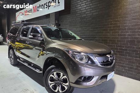 Brown 2016 Mazda BT-50 Dual Cab Utility Gt (4X4)