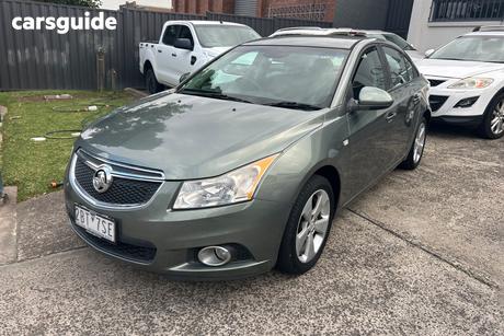 Grey 2013 Holden Cruze Sedan Equipe