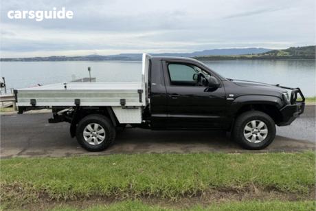 Black 2013 Volkswagen Amarok Cab Chassis Tdi400 (4X4)