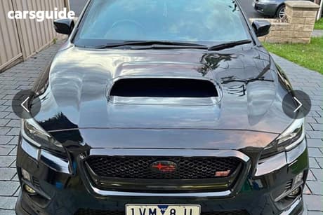 Black 2015 Subaru WRX Sedan Sti
