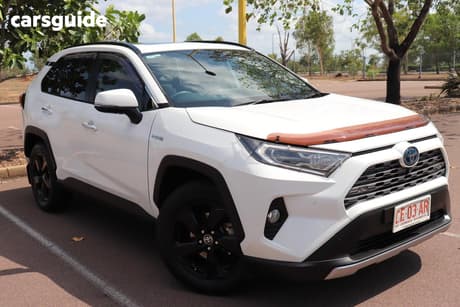 White 2020 Toyota RAV4 Wagon Cruiser Awd Hybrid