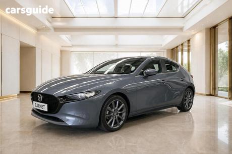 Grey 2024 Mazda 3 Hatchback G20 Evolve
