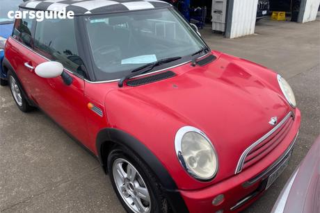 Red 2004 Mini Cooper Hatchback